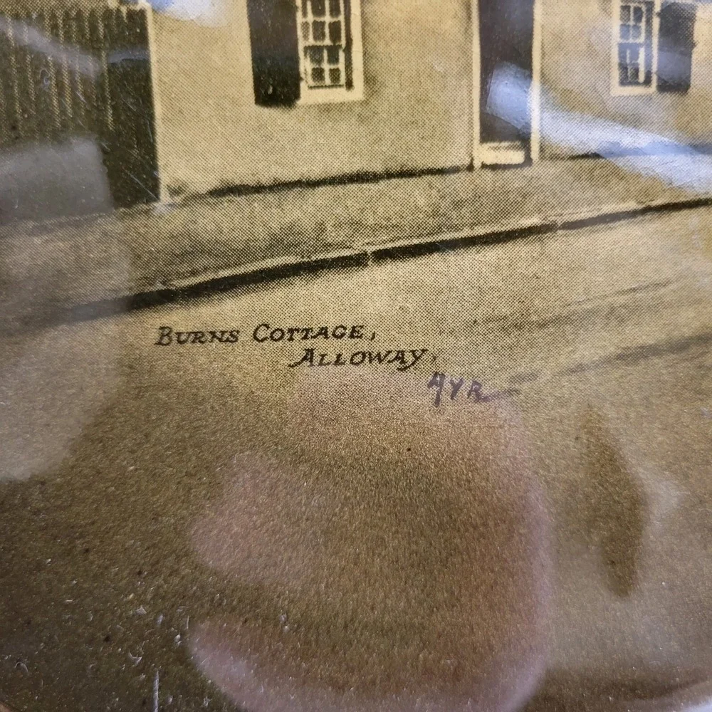 Ridgways Burns Cottage & Thursday Monks Fishing‎ Decorative Plates Set